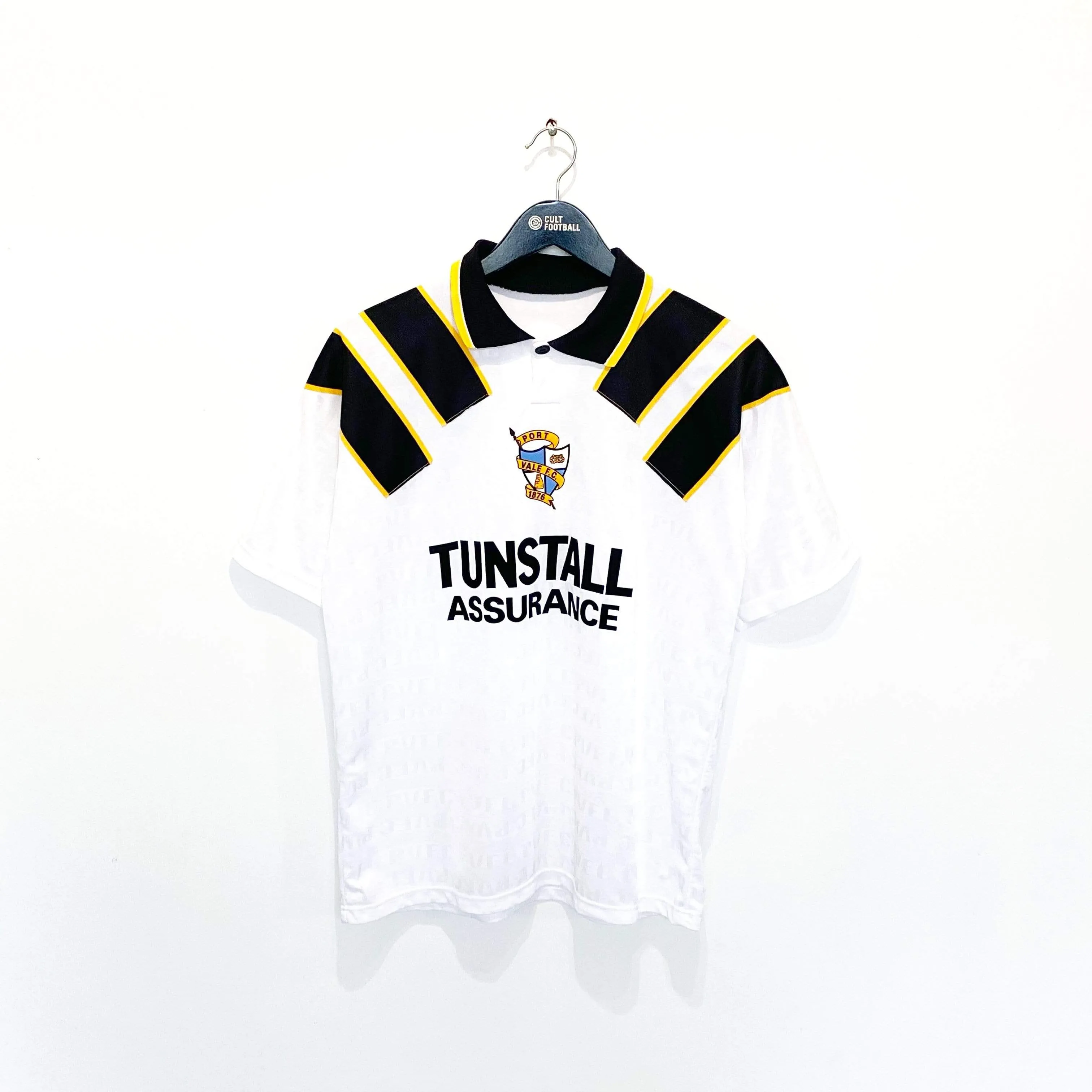 1993/95 PORT VALE Vintage Home Football Shirt Jersey (S)