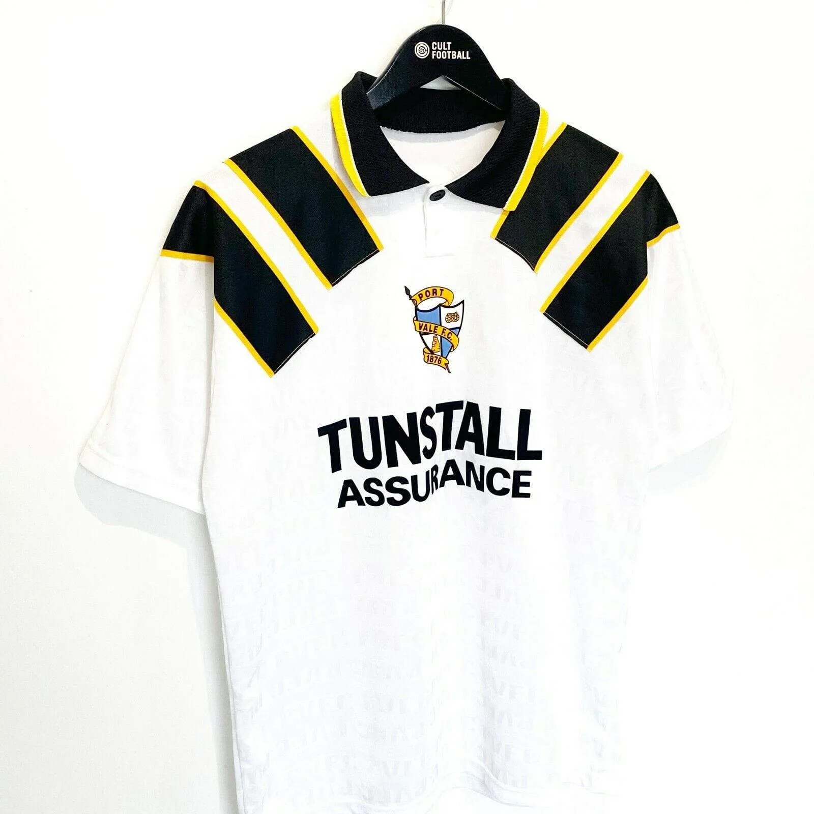 1993/95 PORT VALE Vintage Home Football Shirt Jersey (S)