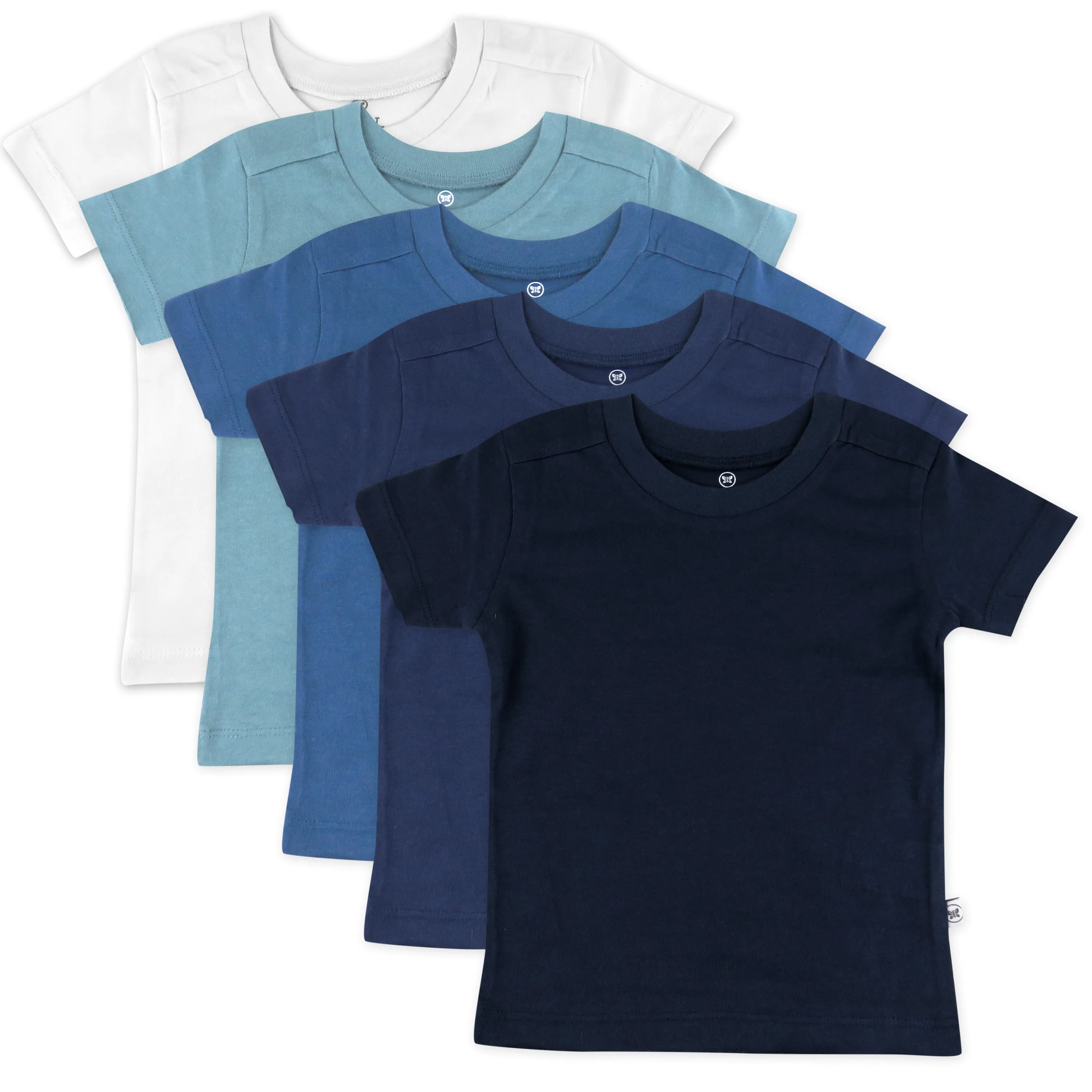 5-Pack Organic Cotton Short Sleeve T-Shirts