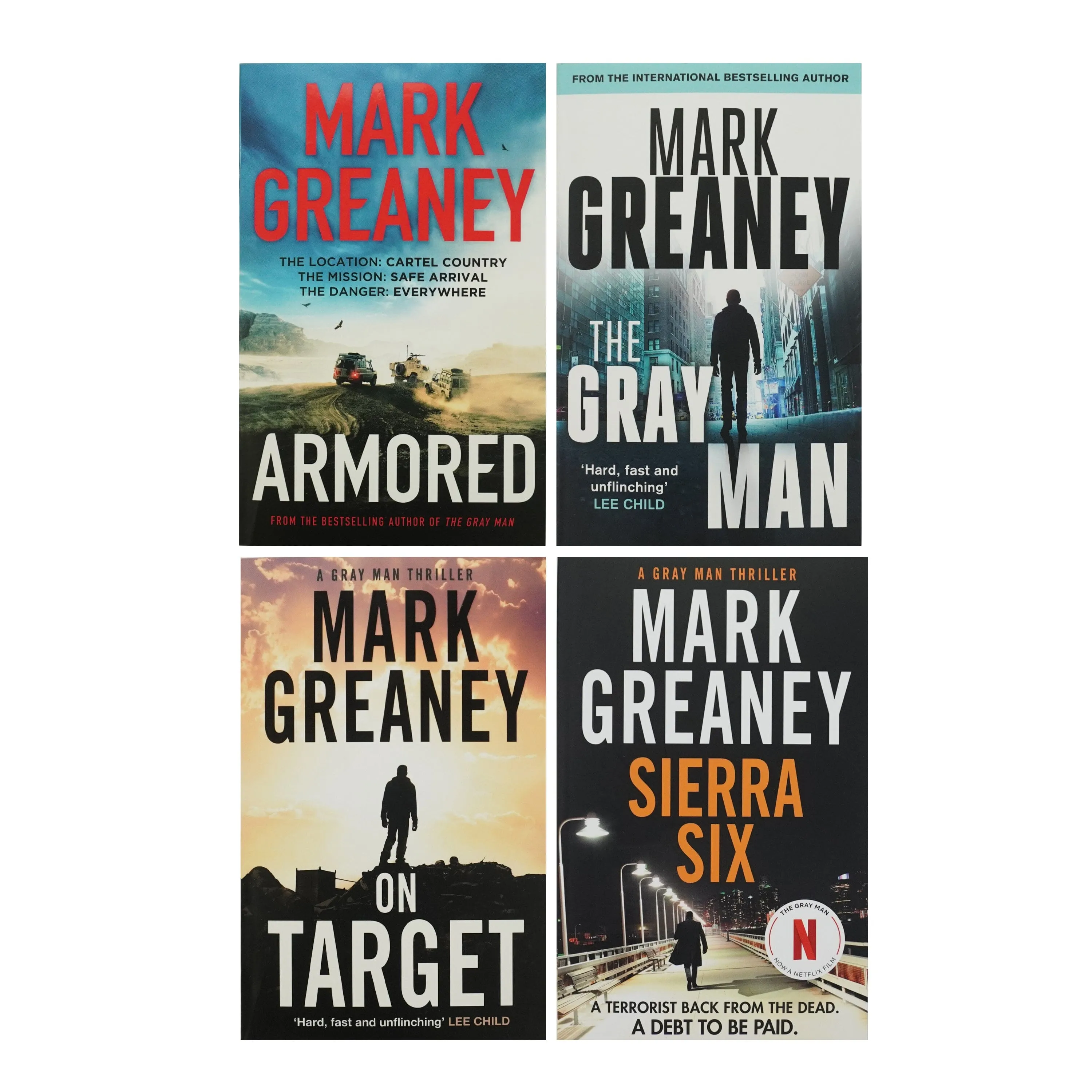 A Gray Man Series by Mark Greaney 4 Books Collection Set - Fiction - Paperback