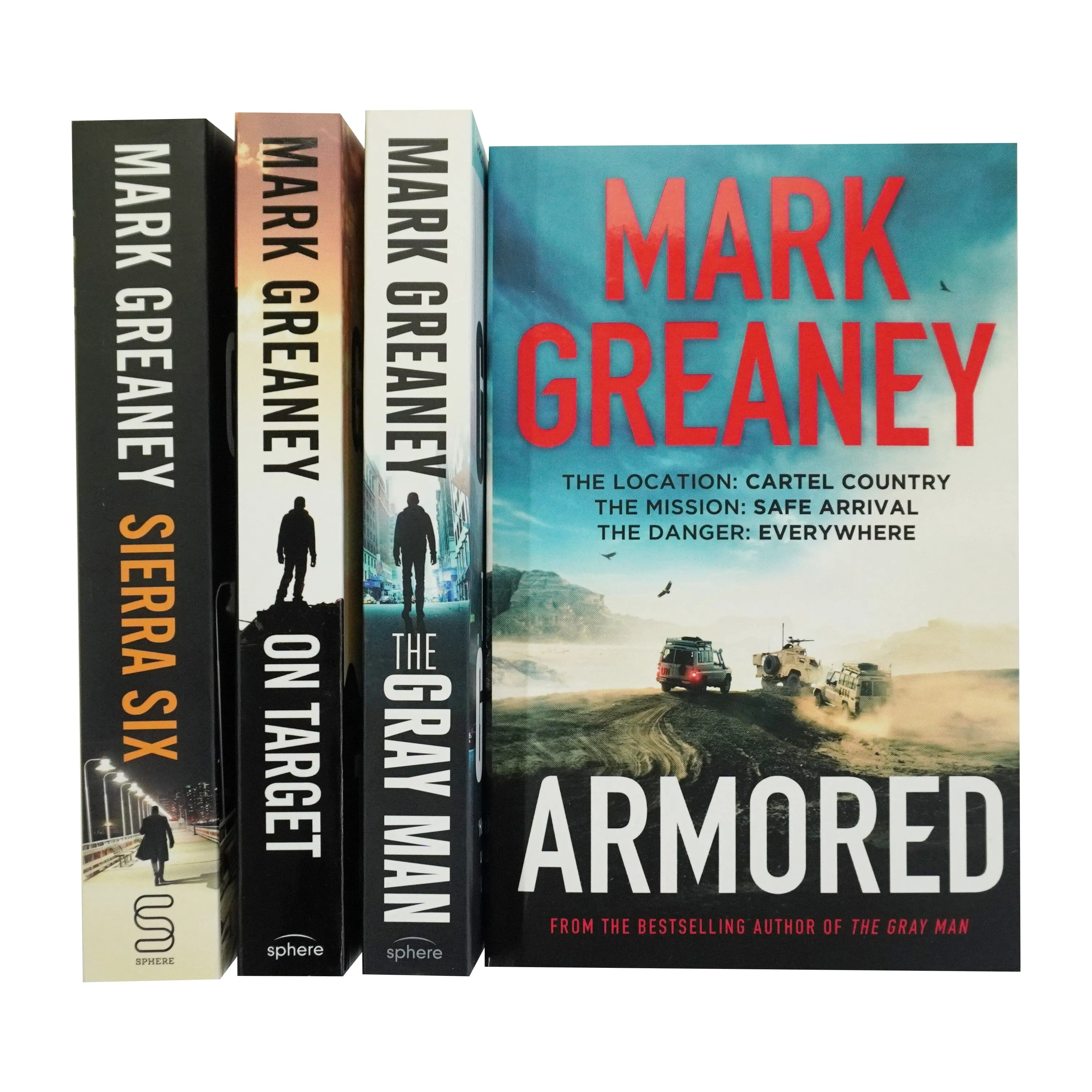 A Gray Man Series by Mark Greaney 4 Books Collection Set - Fiction - Paperback