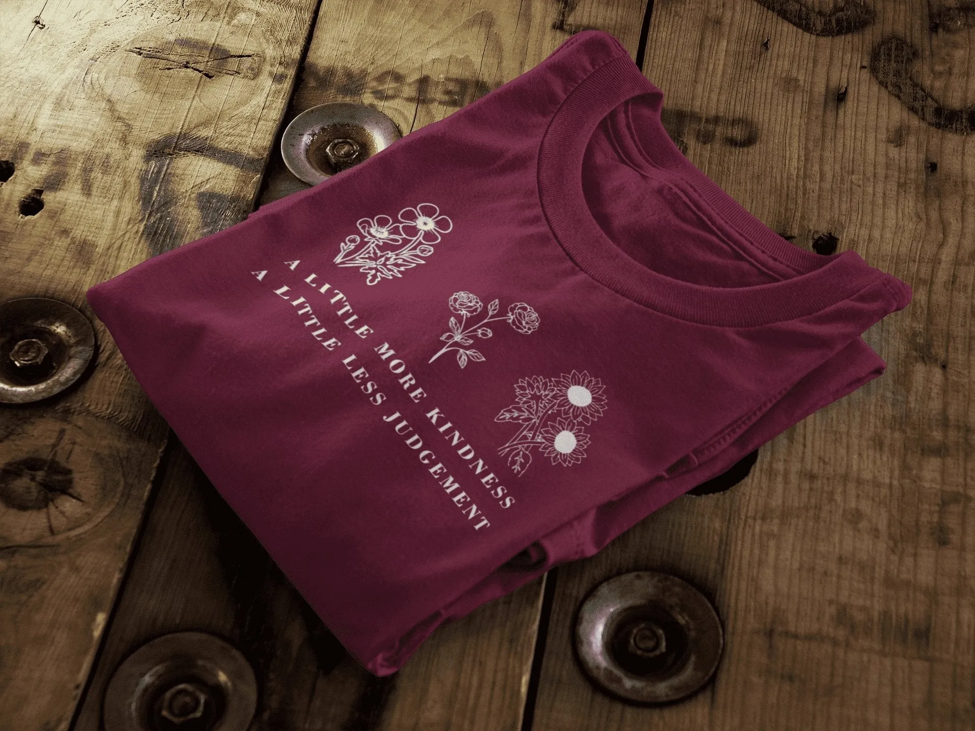 A Little More Kindness, A Little Less Judgement | Kid's Organic Tshirt