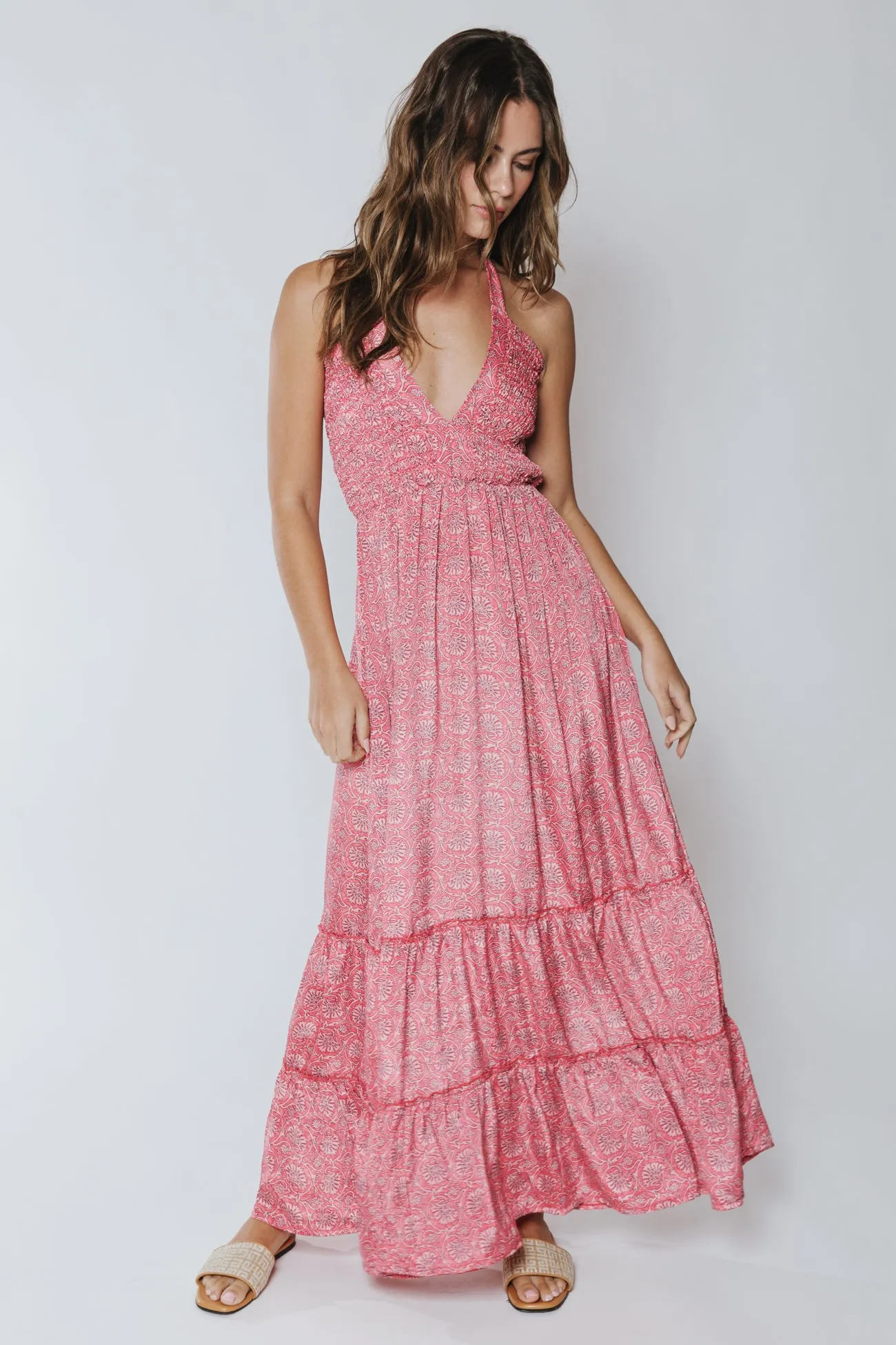 Aarya Halter Maxi Dress