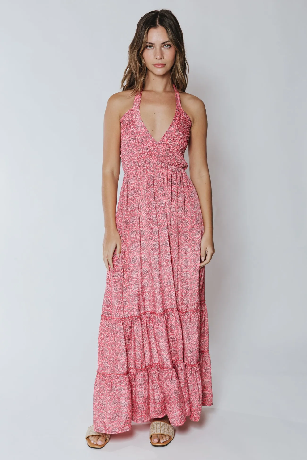 Aarya Halter Maxi Dress