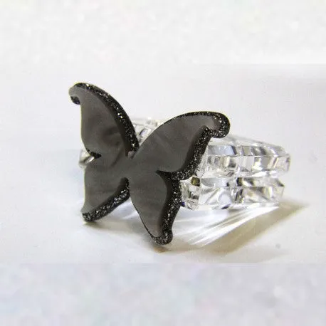 Acrylic Butterfly Napkin Rings