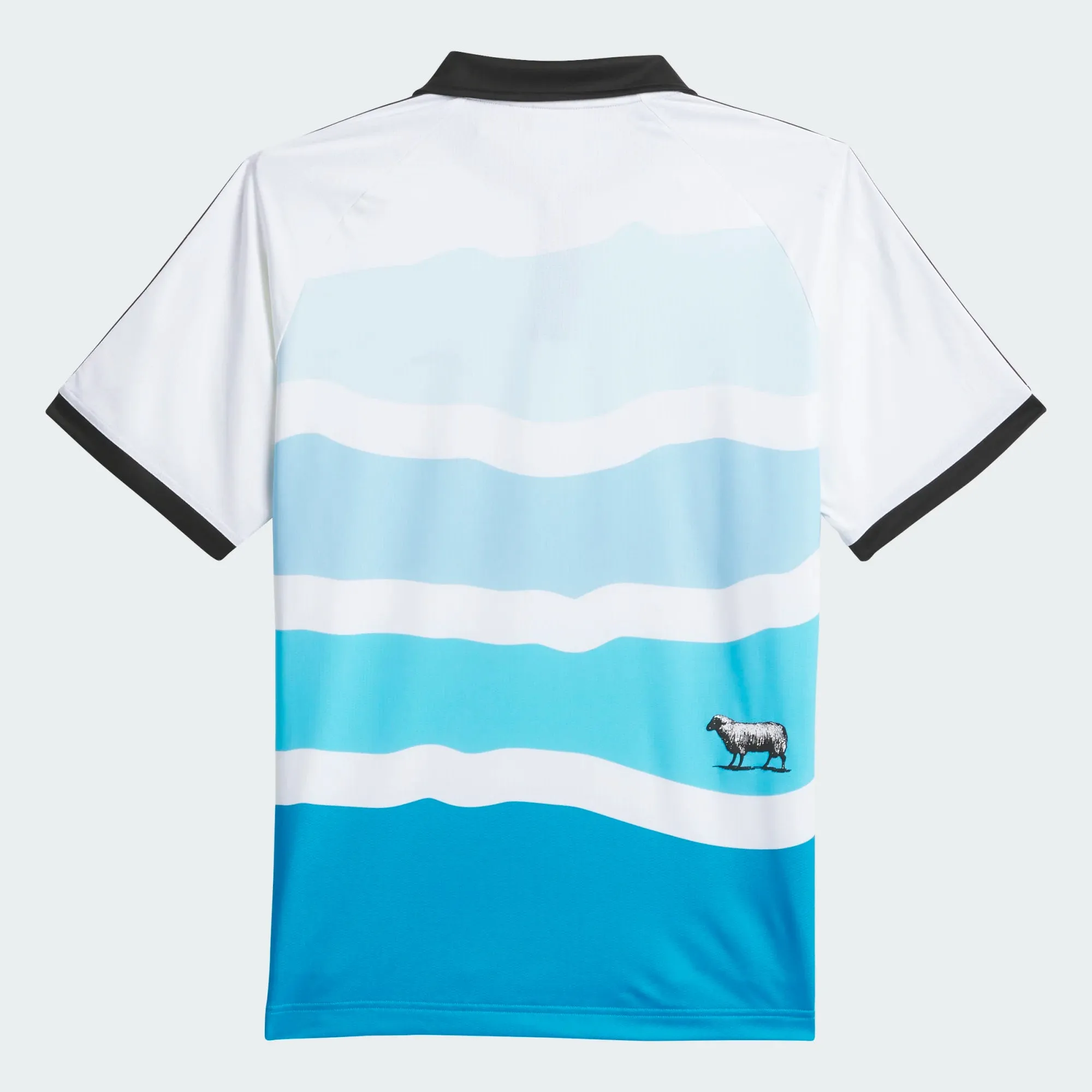 Adidas Skateboarding - Black Sheep Jersey - White / Shadow Blue / Black