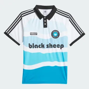 Adidas Skateboarding - Black Sheep Jersey - White / Shadow Blue / Black