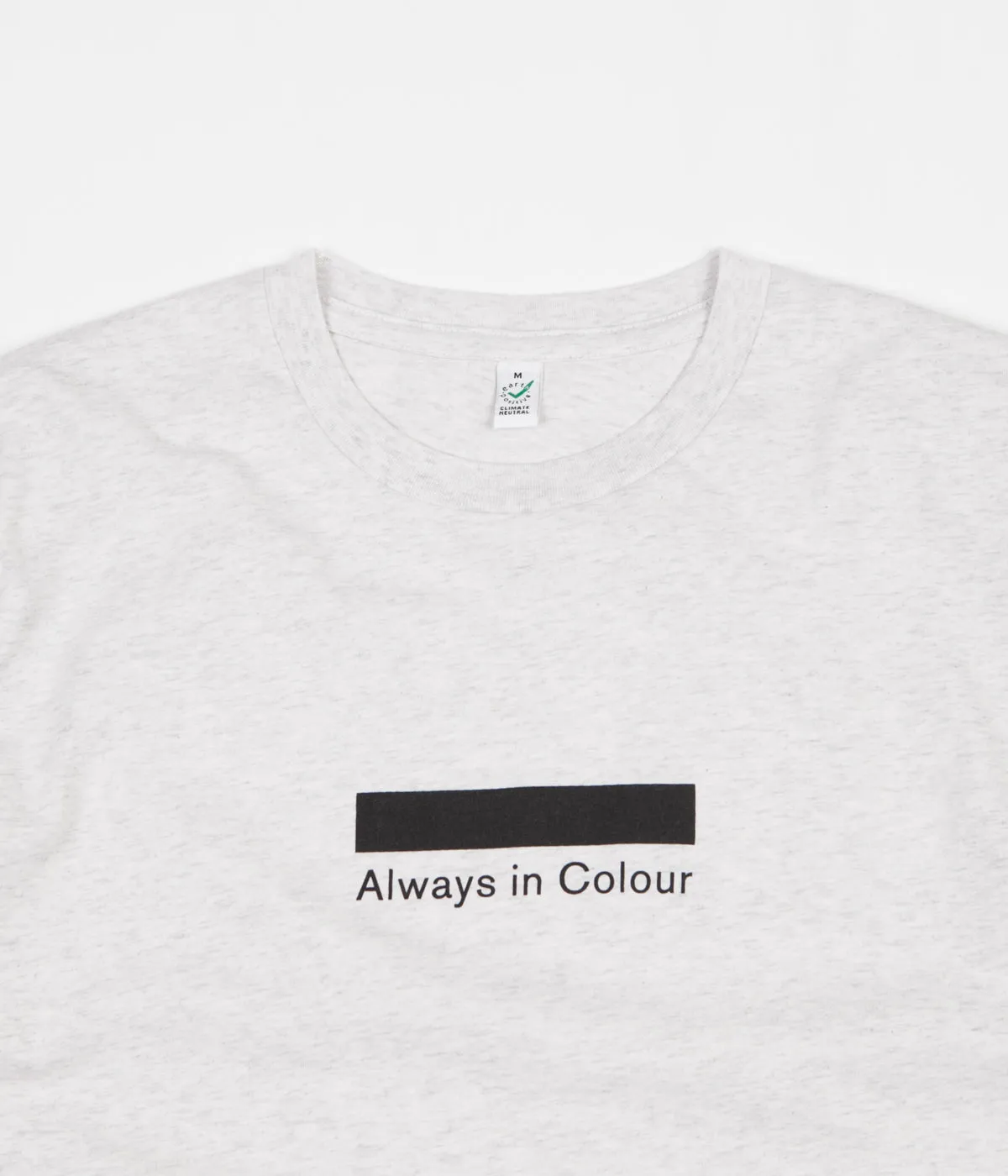 Always in Colour Logo T-Shirt - Melange White