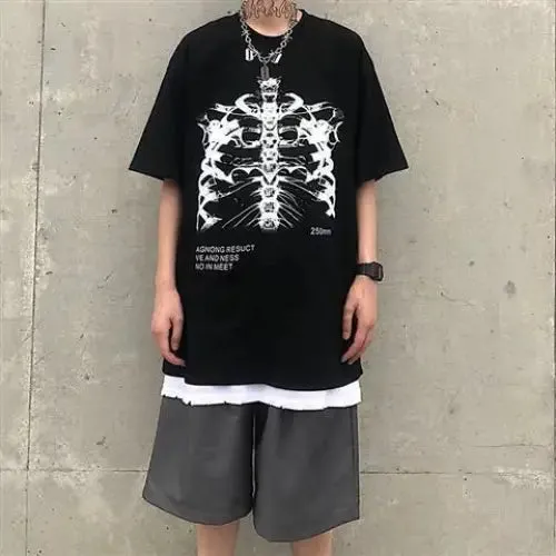 Anime Japan Style Gothic Oversized T-Shirts