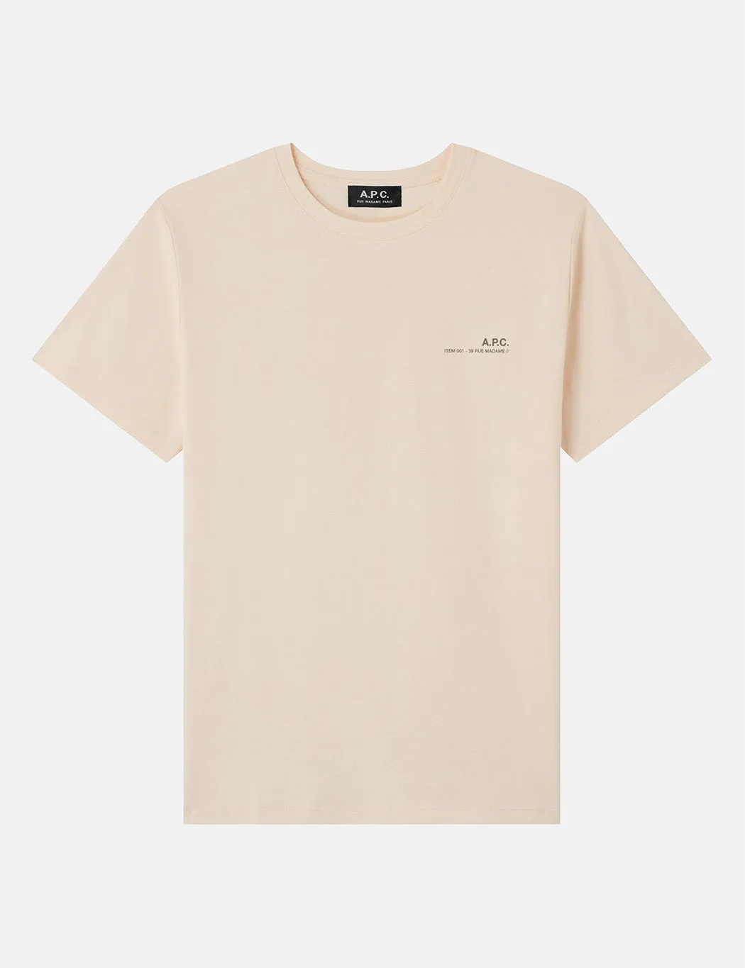 A.P.C. Item T-Shirt - Pale Pink