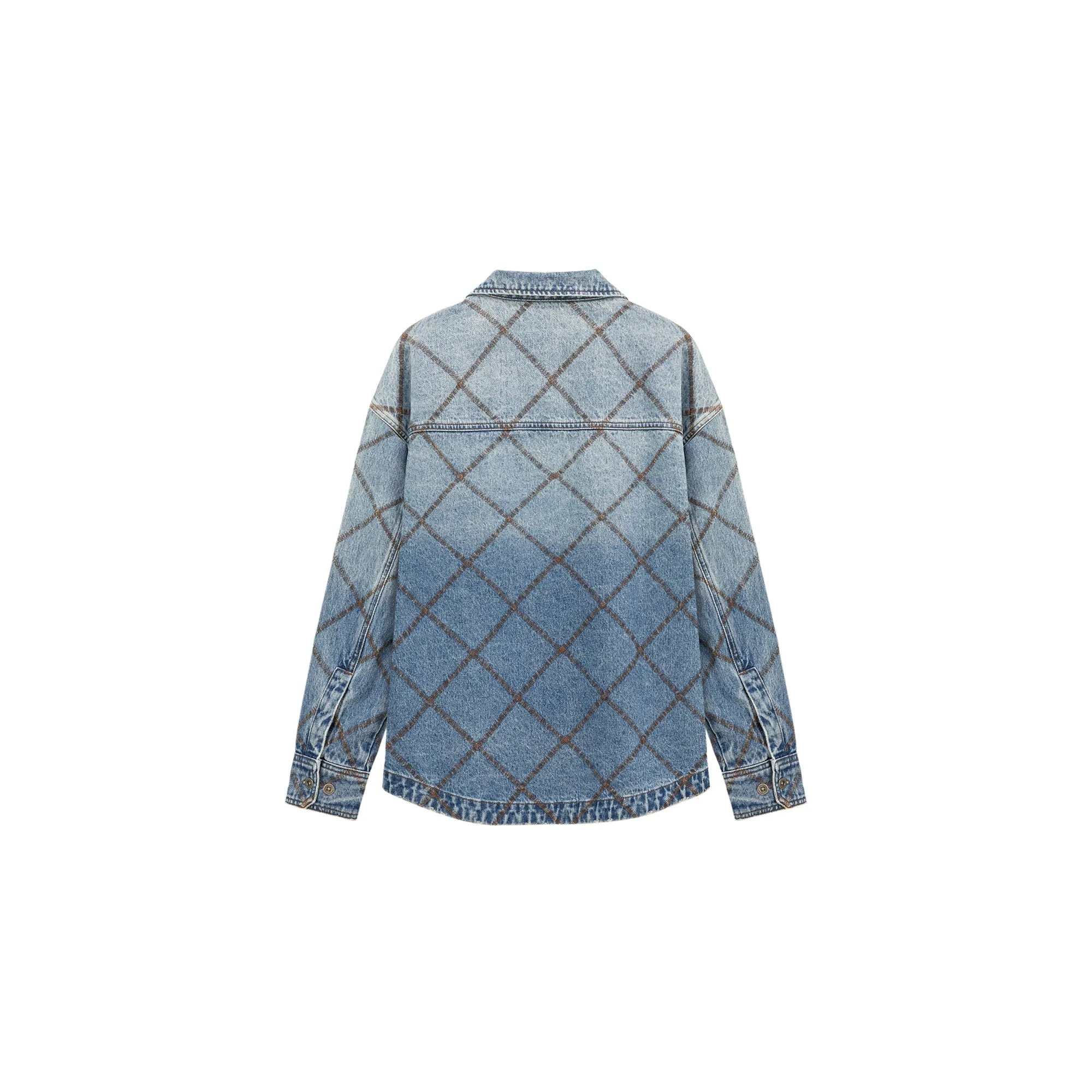 Argyle Denim Shirt