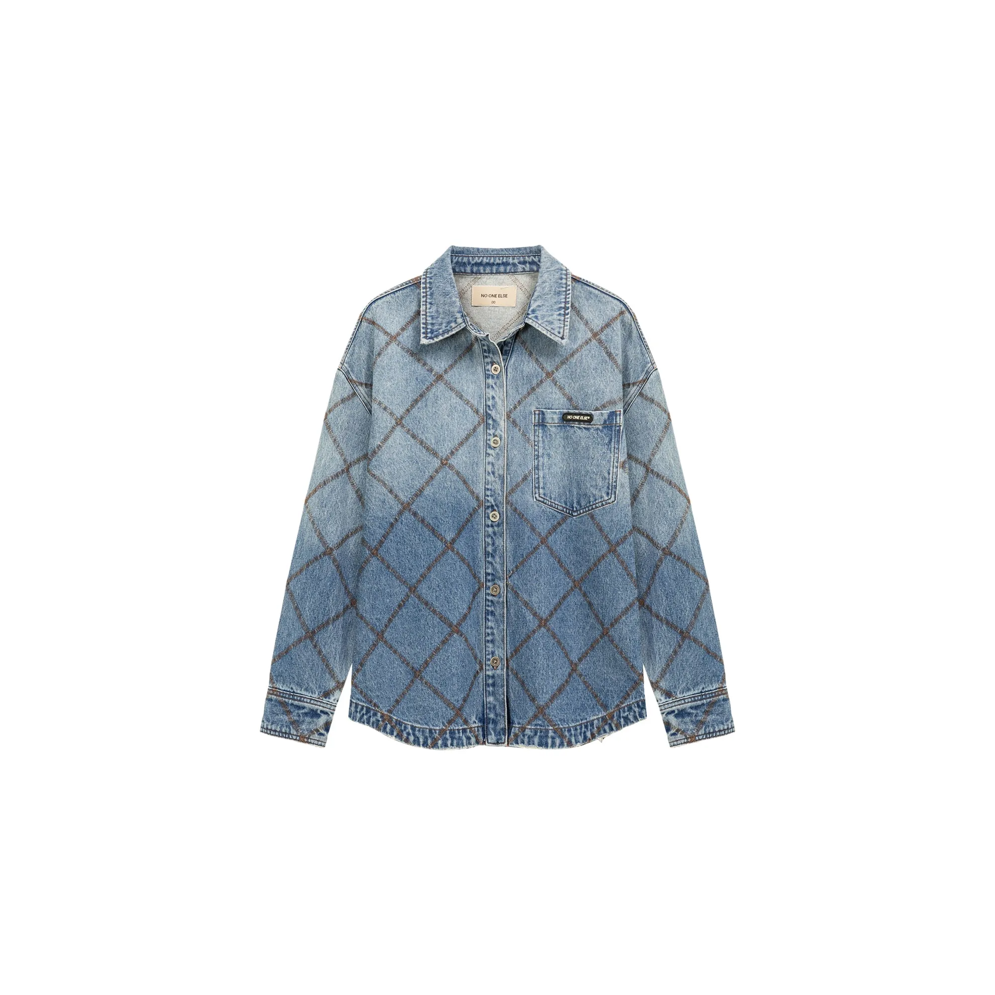 Argyle Denim Shirt