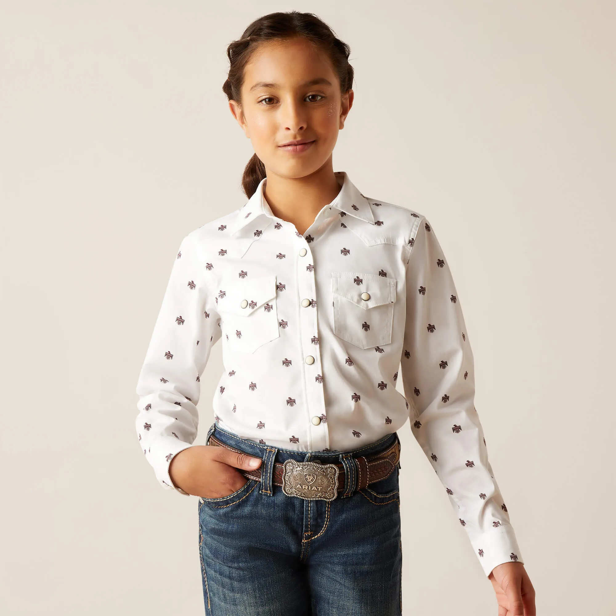 Ariat Girls Long Sleeve Shirt Style 10047180