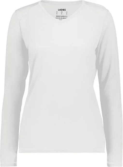 Augusta Ladies Super Soft-Spun Poly Long Sleeve Tee