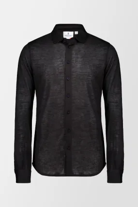 Bain de Mer Black Byblos Linen Shirt