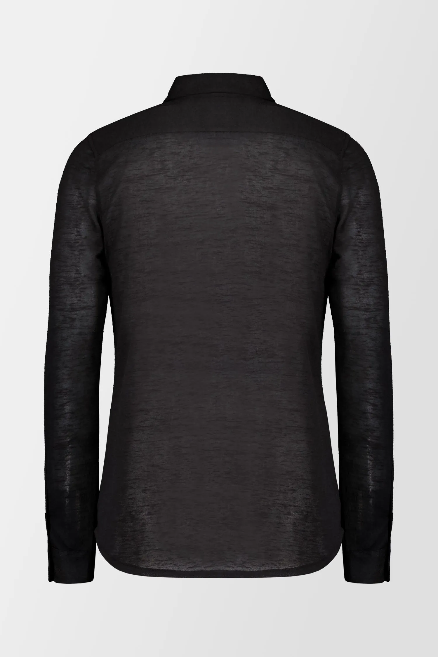 Bain de Mer Black Byblos Linen Shirt