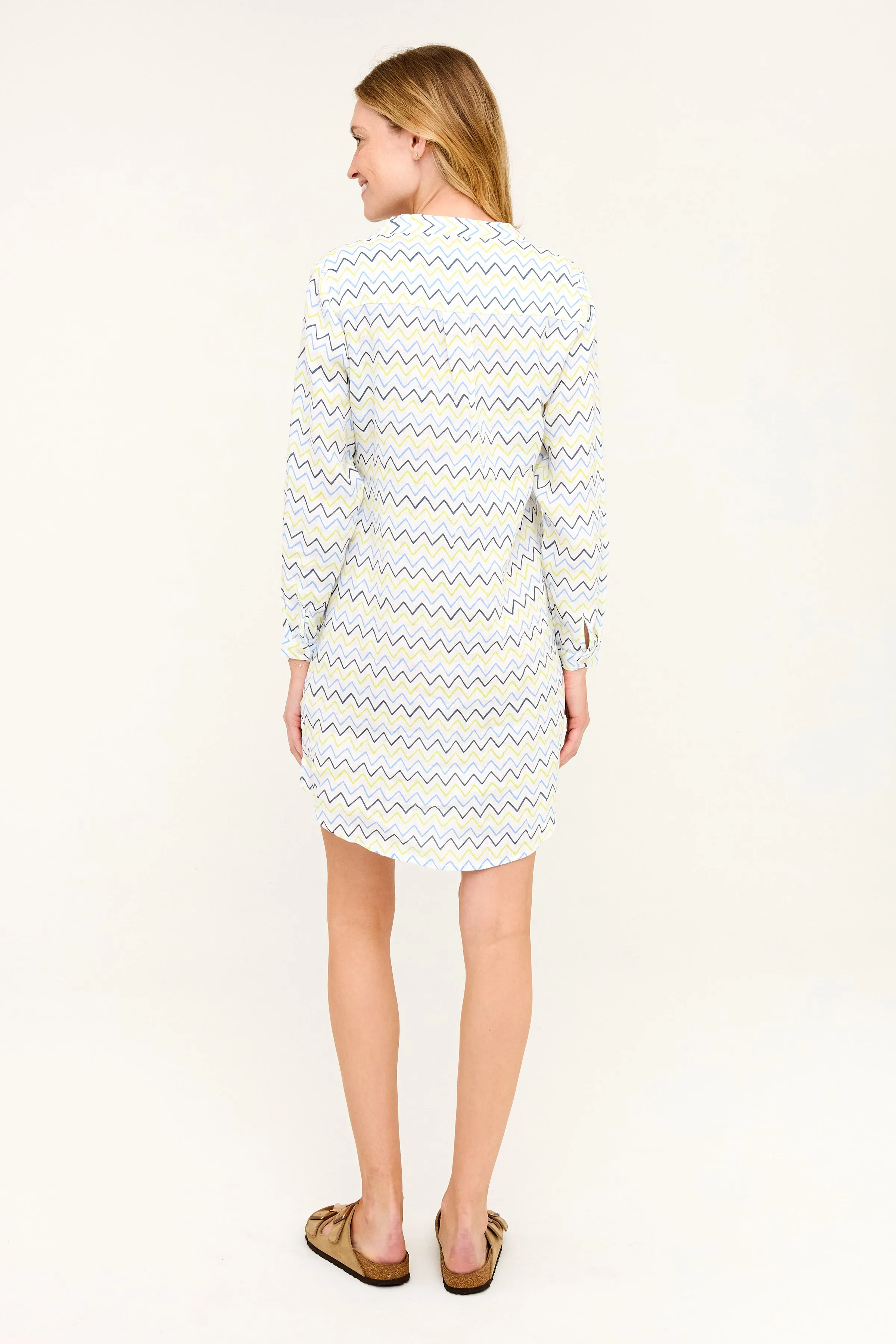 Bananakeet Dress - Zig Zag Print