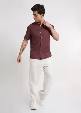 Batiste Violet Linen shirt