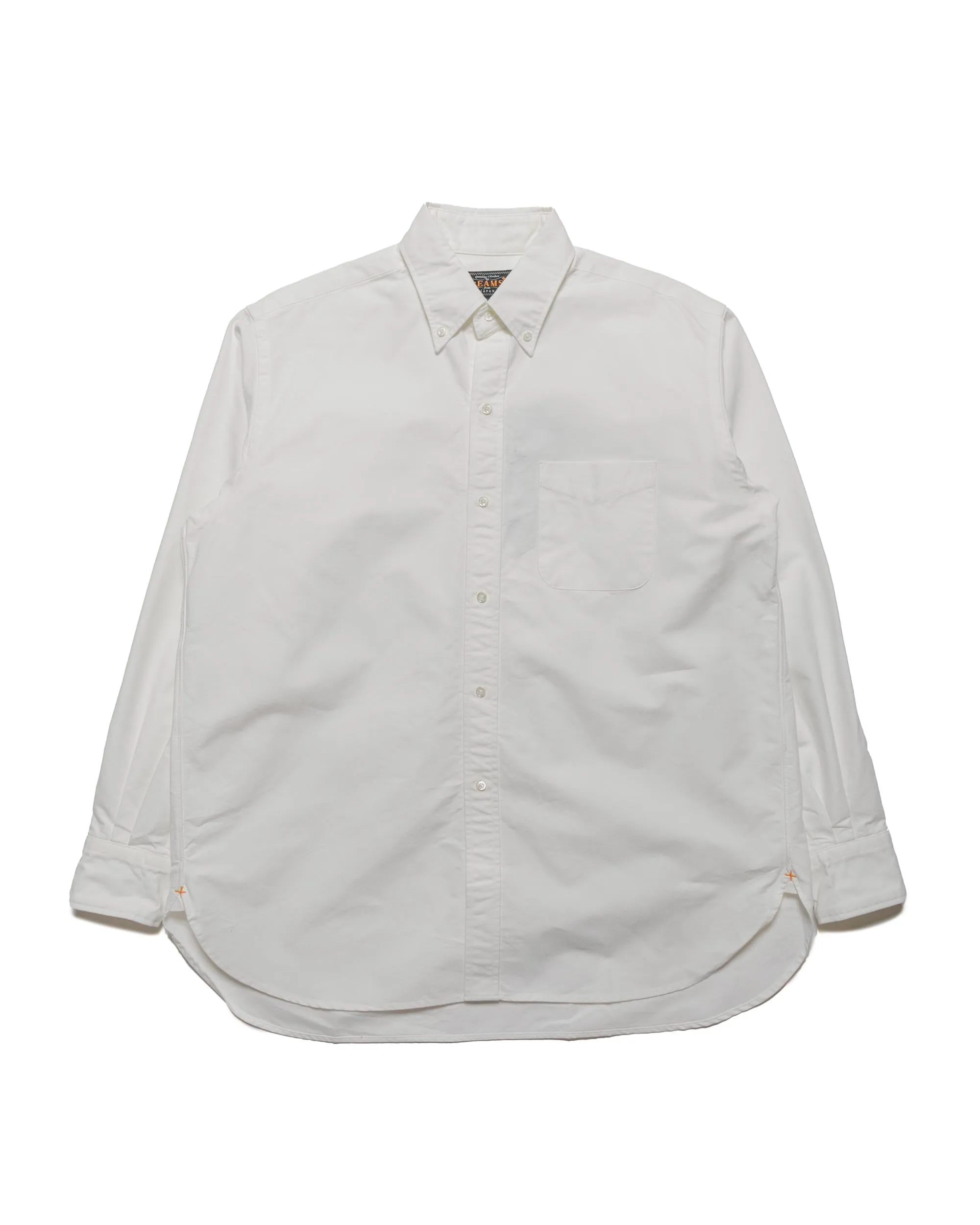 Beams Plus B.D. American Oxford Classic Fit White