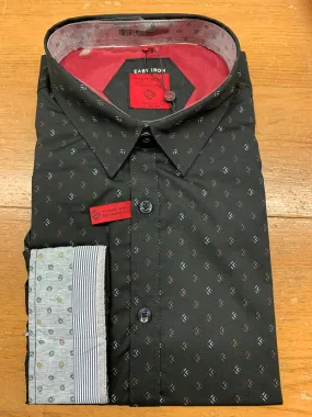 BLACK LUXURY EASY CARE DRESS SHIRT