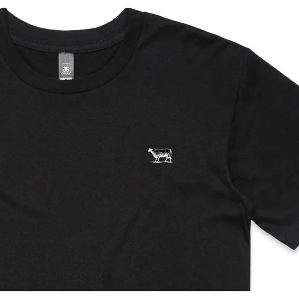 Black Sheep Embroidered Icon Tee Black