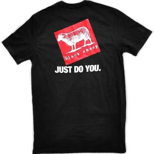 Black Sheep Just Do You Tee Black