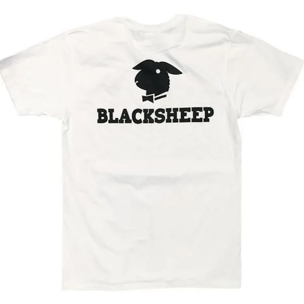 Black Sheep Play Sheep Tee White