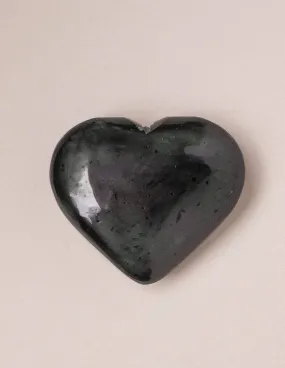 Black Tourmaline Gemstone Heart