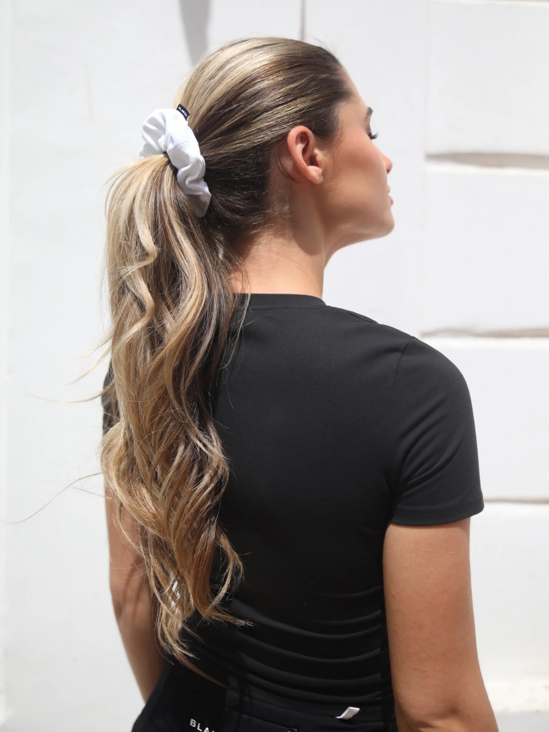 Blakely Scrunchie - White