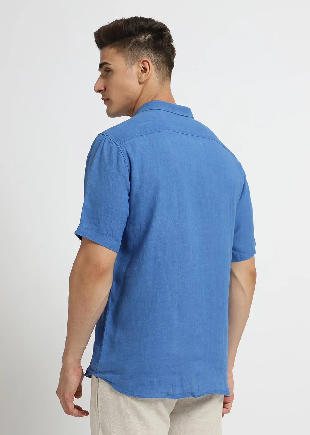 Blue Linen Shirt