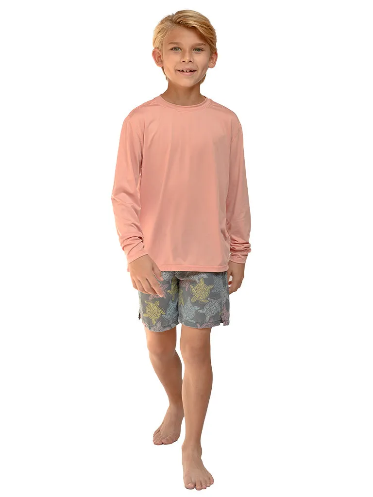 Boys loose fit sun shirt in Tie Dye