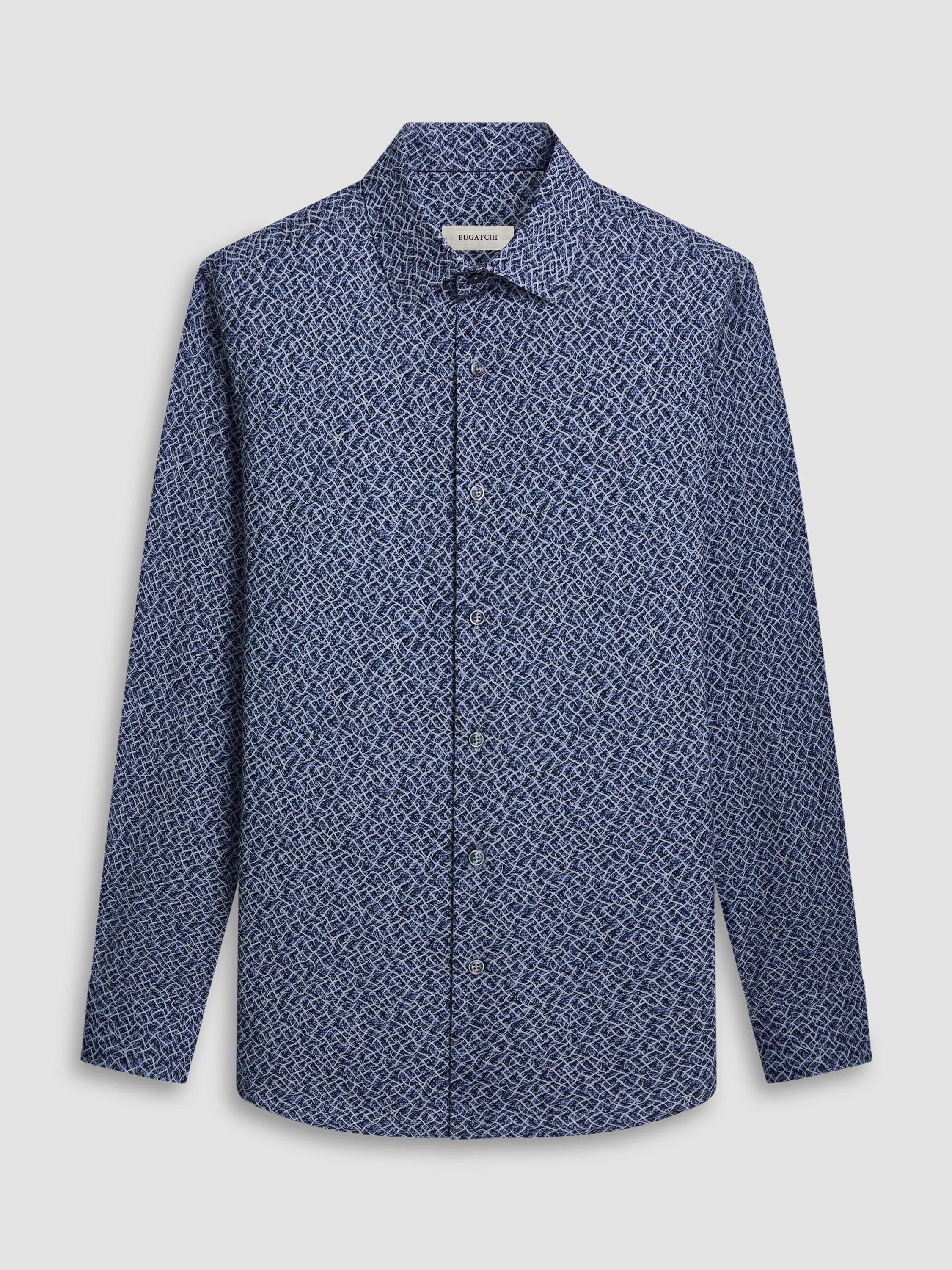 Bugatchi Shirt Ooohcotton James | Night Blue