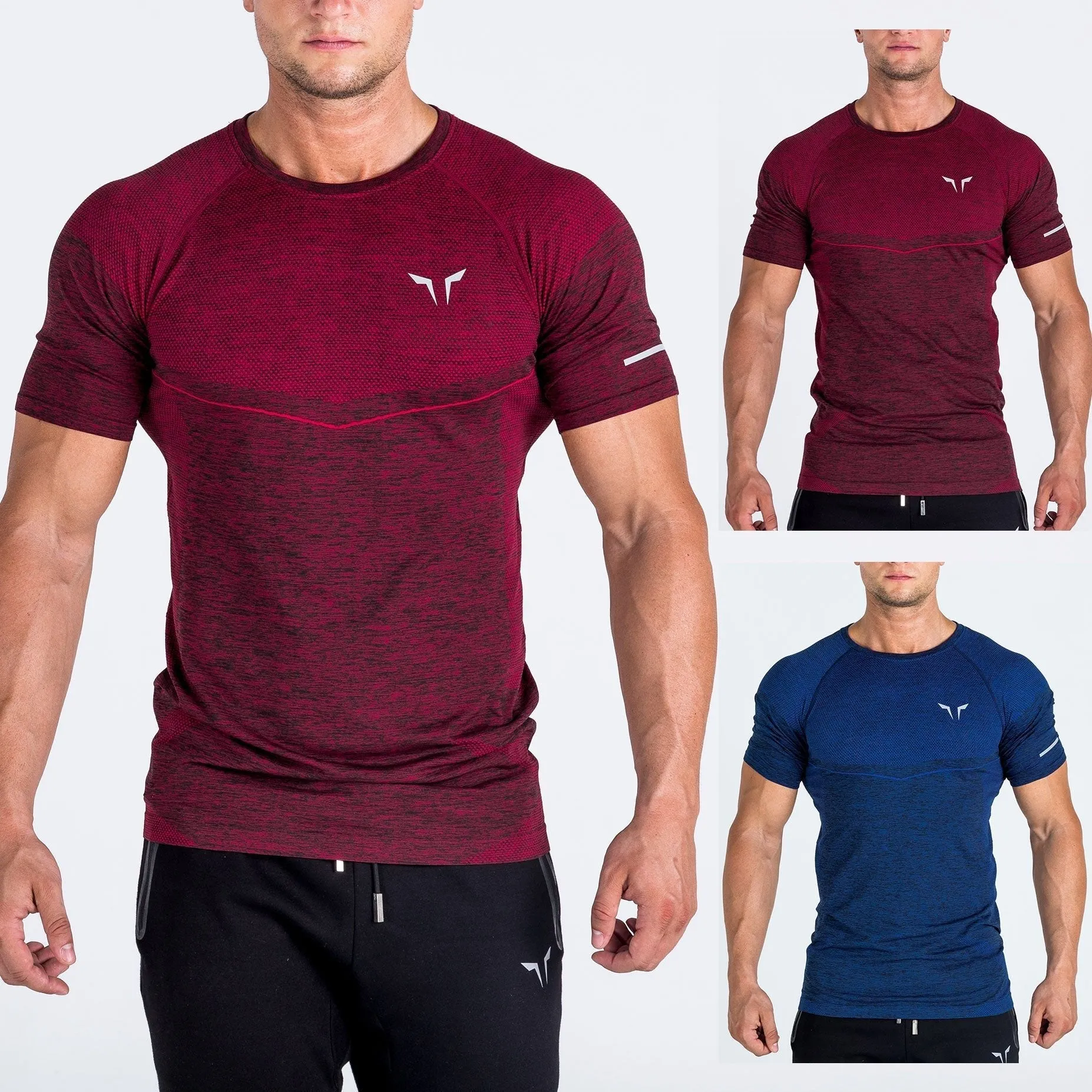 Bundle | 2 Colors x Seamless Dry-Knit Tee - Half Sleeves