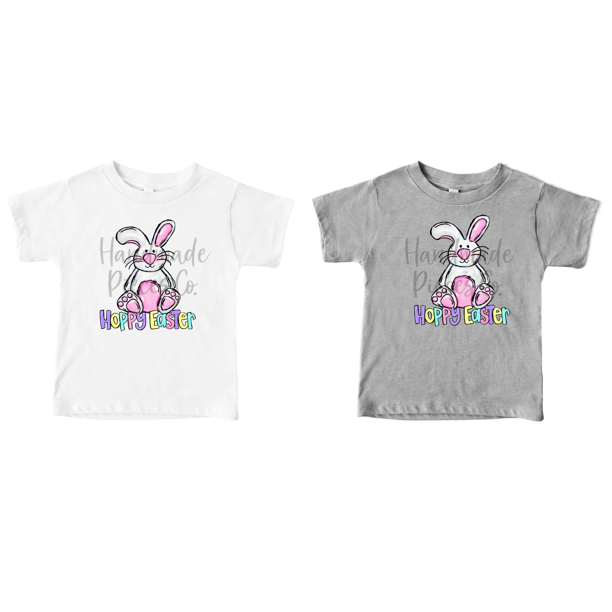 Bunny Pink, Hoppy Easter - Sublimation or HTV Transfer