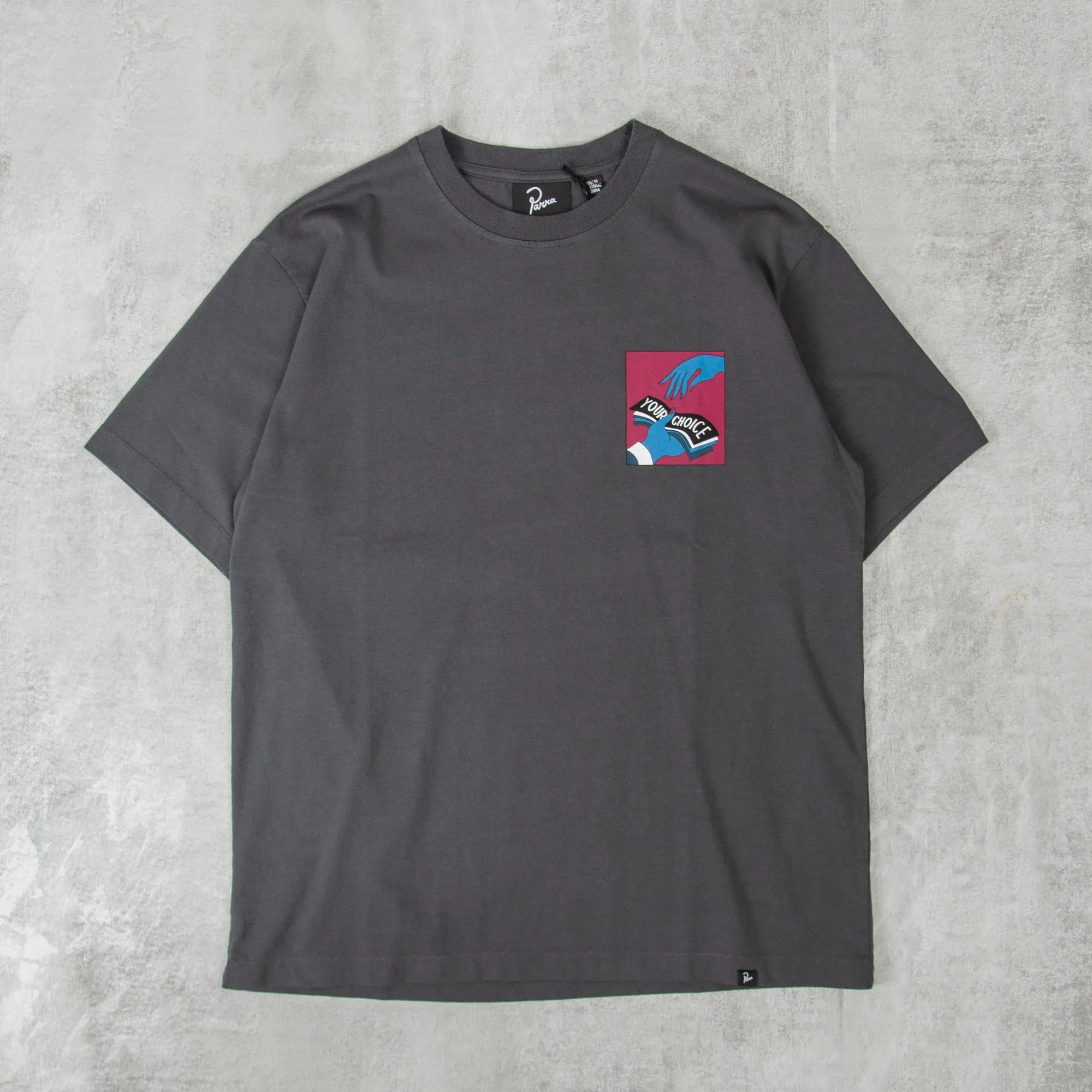 By Parra Round 12 Tee - Dark Grey