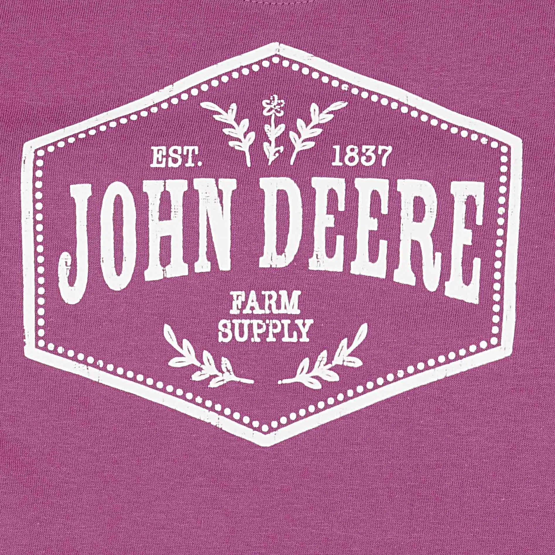 C1095 JD 1837 Farm Supply Pink T-Shirt