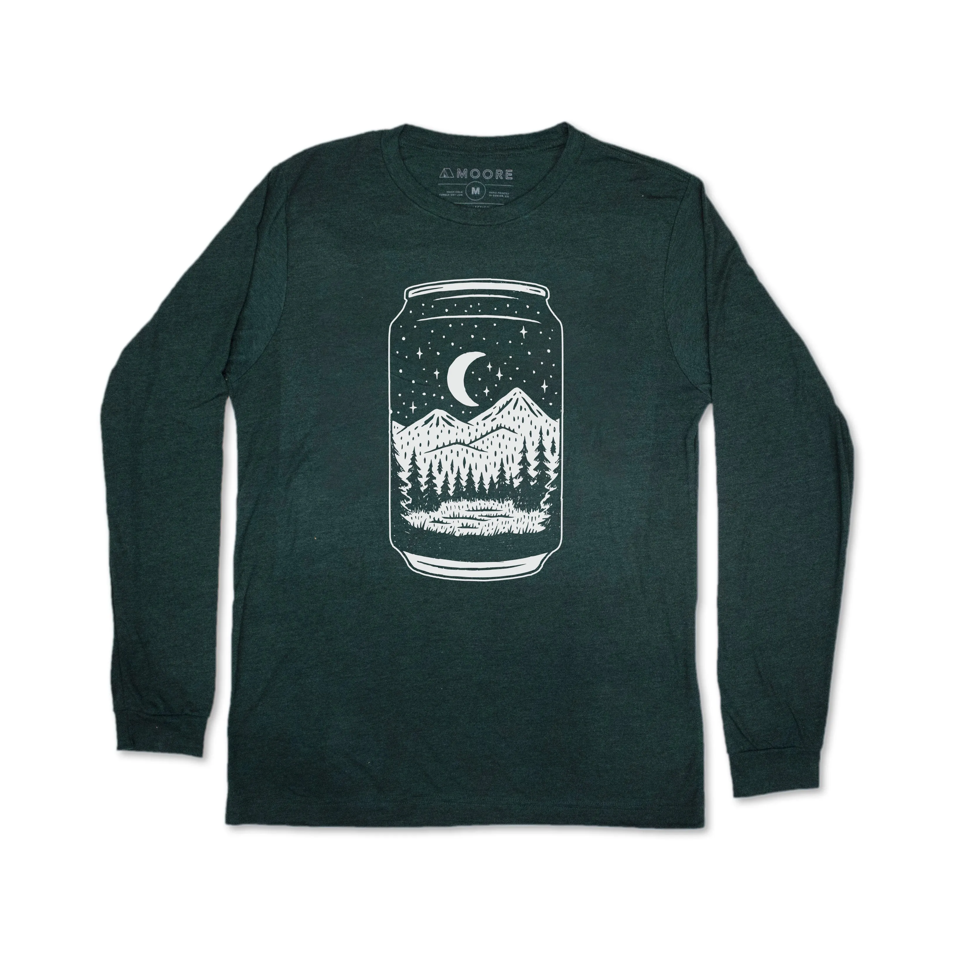 Can Long Sleeve Tee-Emerald