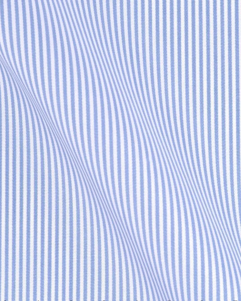 Canclini Argento Blue Stripe Shirt 3030.w100.0002.f03