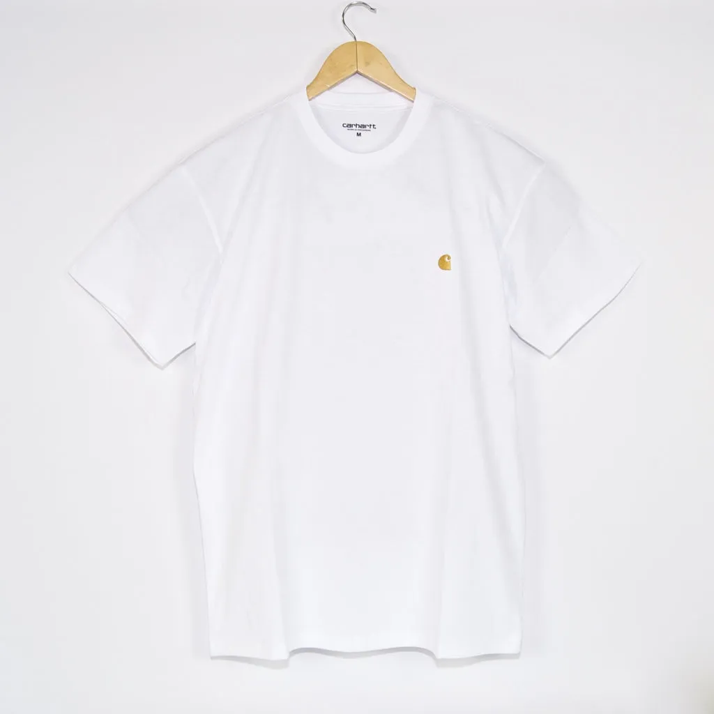 Carhartt WIP - Chase T-Shirt - White / Gold