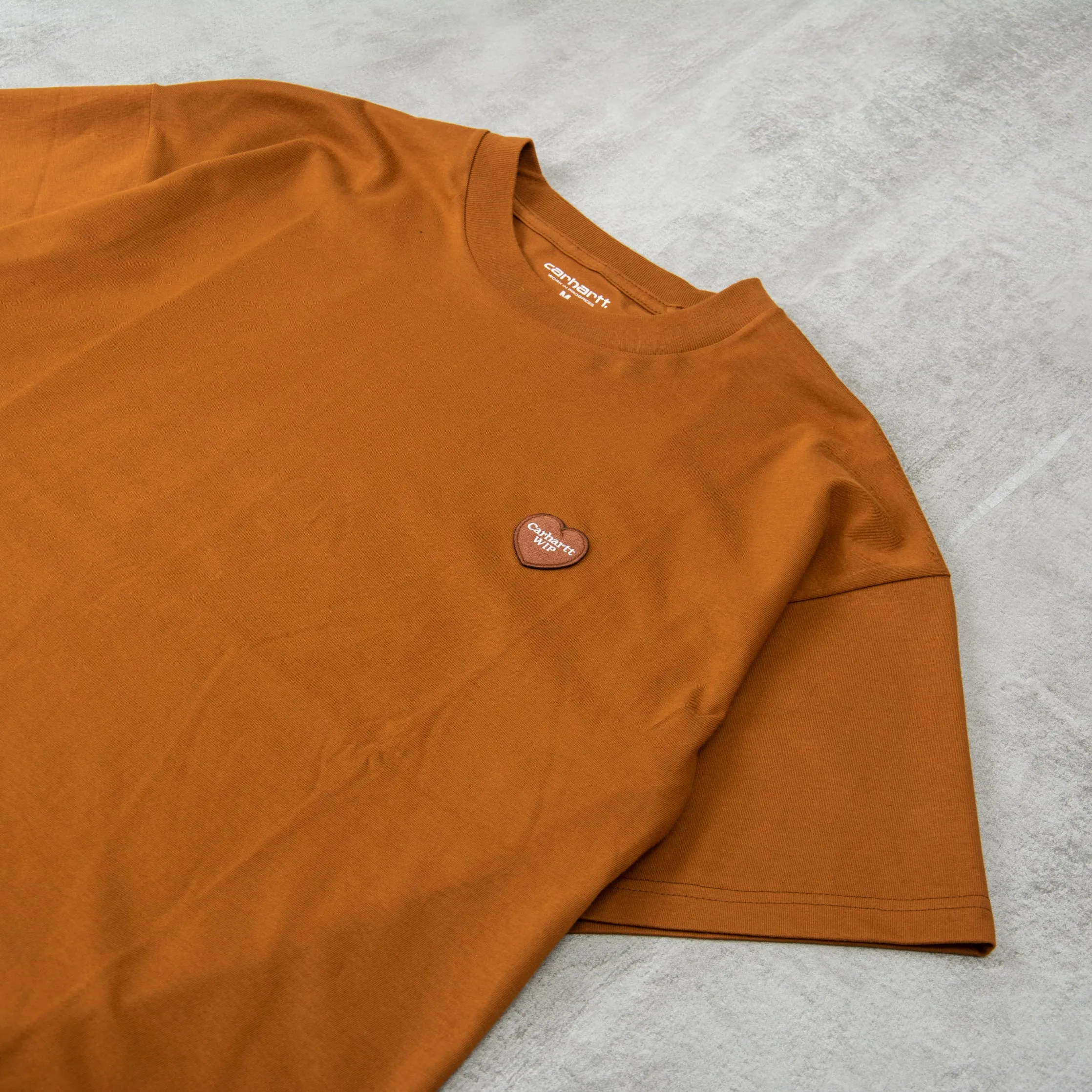 Carhartt WIP Heart Patch Tee - Deep H Brown