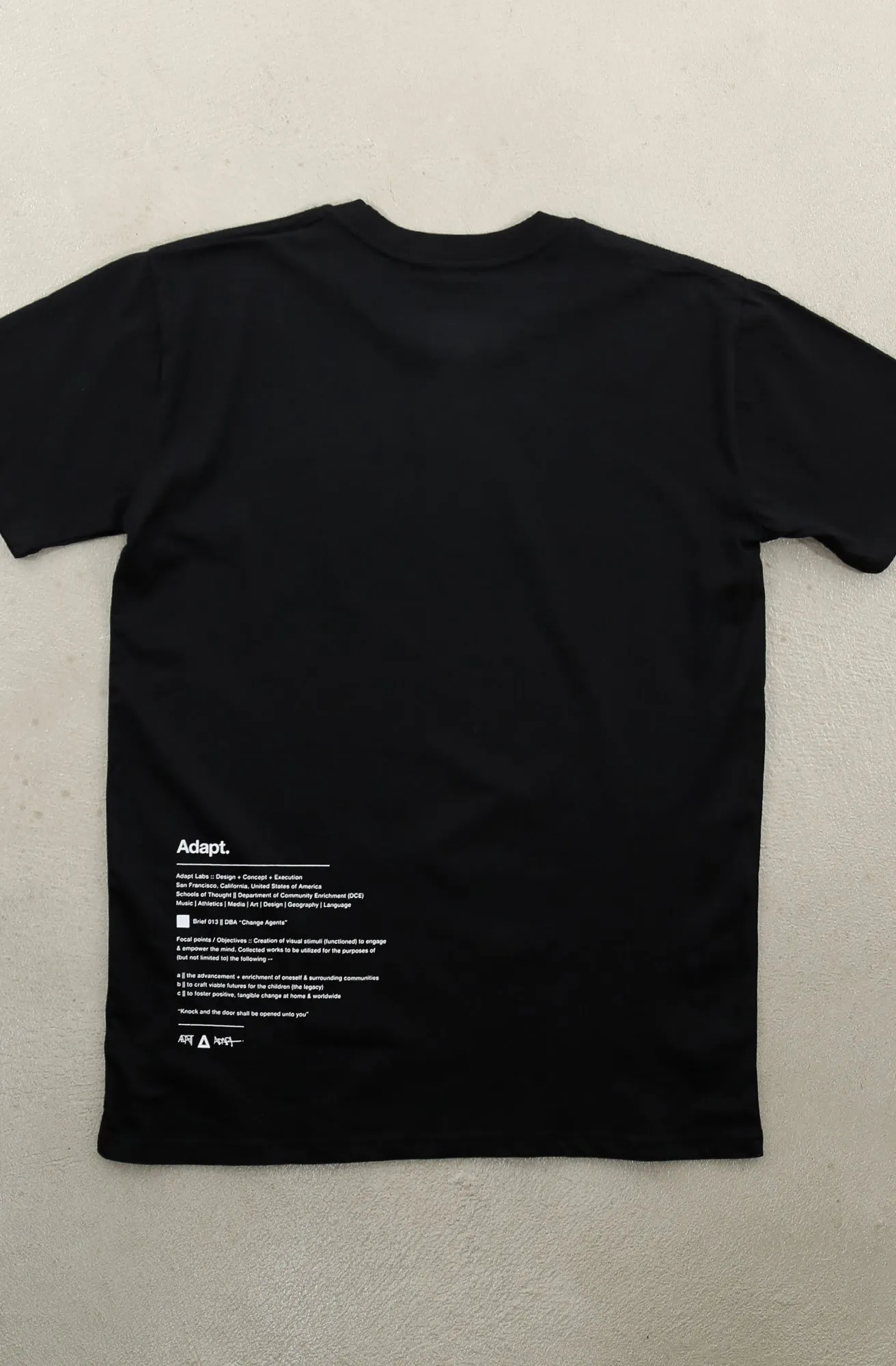 Change Agents (Men's Black A1 Tee)