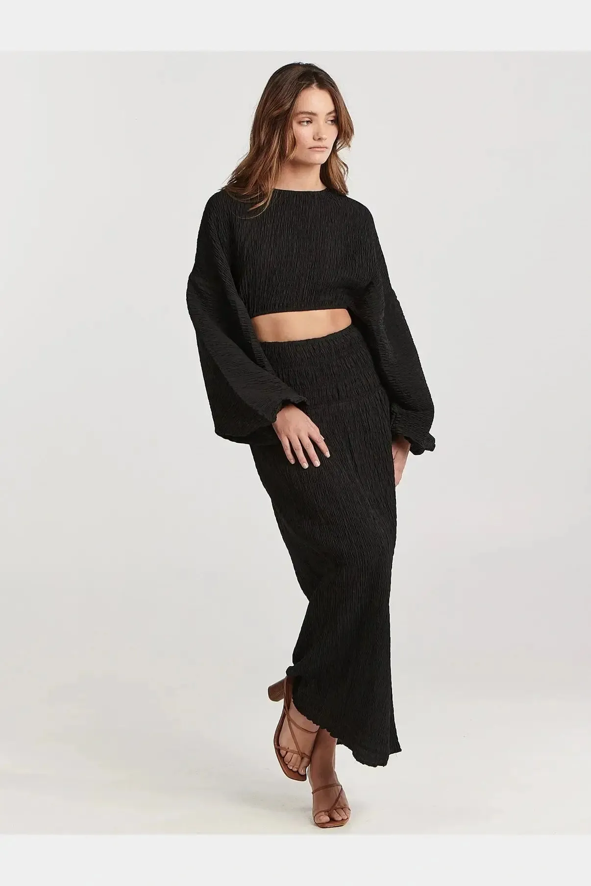 Charlie holiday aria top - black