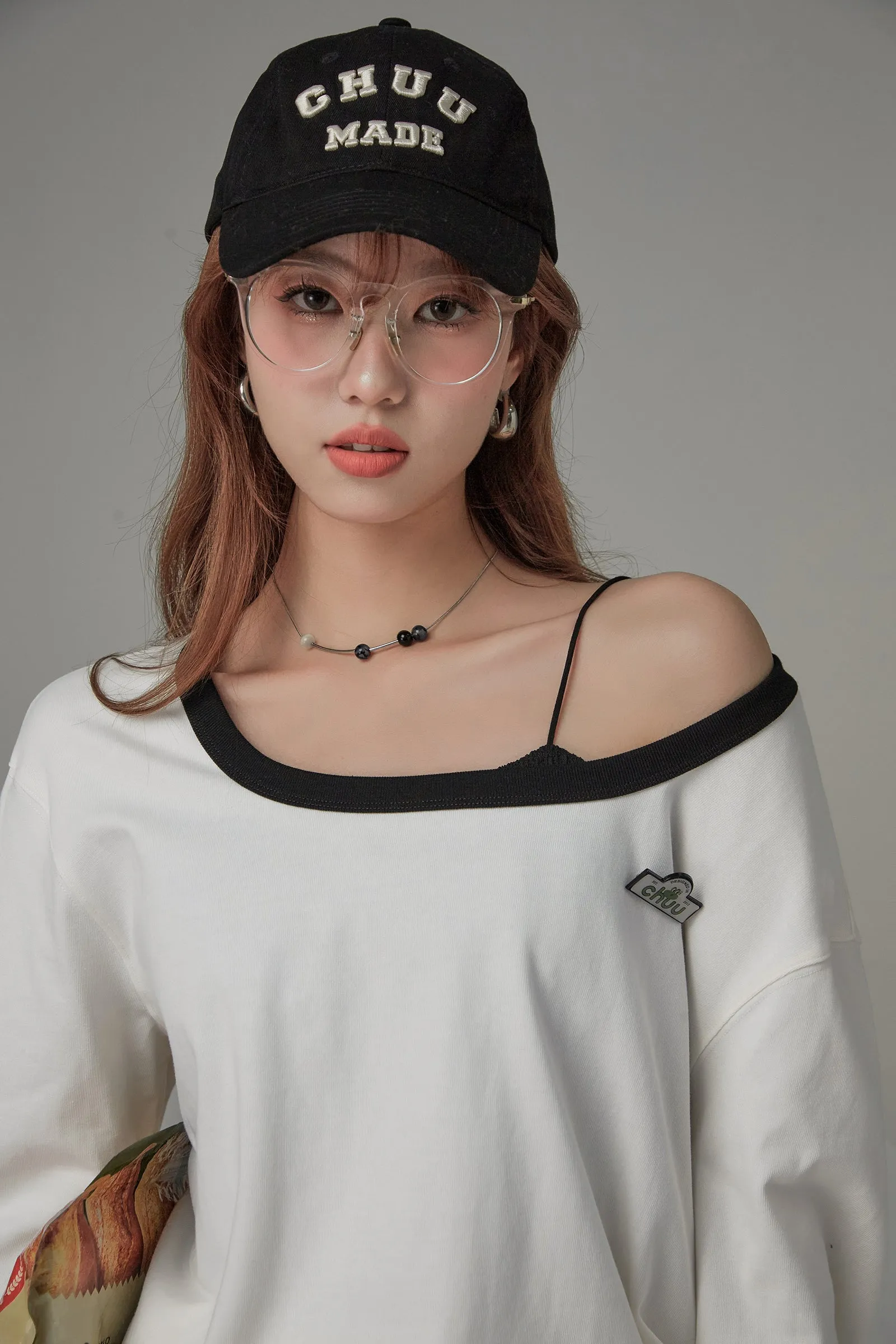 Chill Square Neck Loose Fit T-Shirt