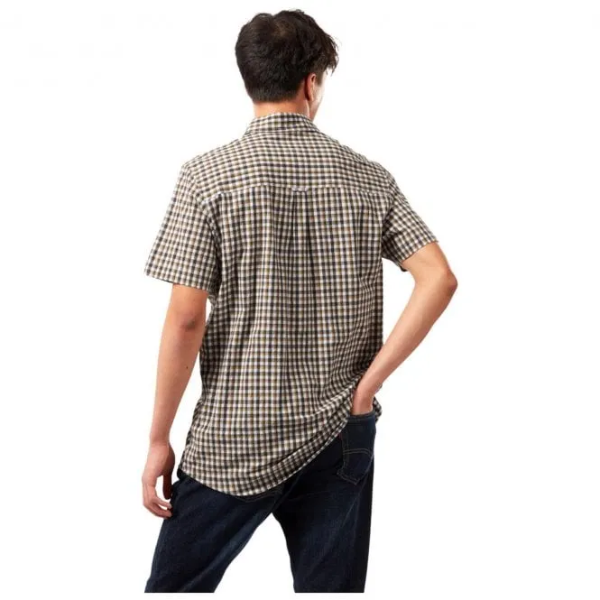 Craghoppers Mens Nour Check Shirt Short Sleeve