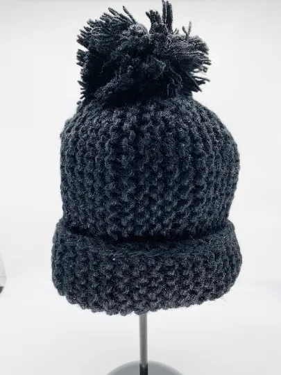 Crocheted Winter Beanie Hat from Nepal