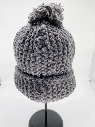 Crocheted Winter Beanie Hat from Nepal