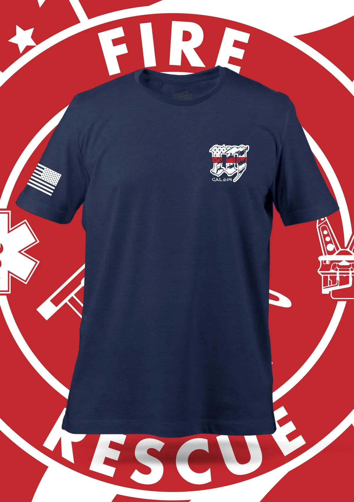 CrossFit Mayhem Firefighter T-Shirt