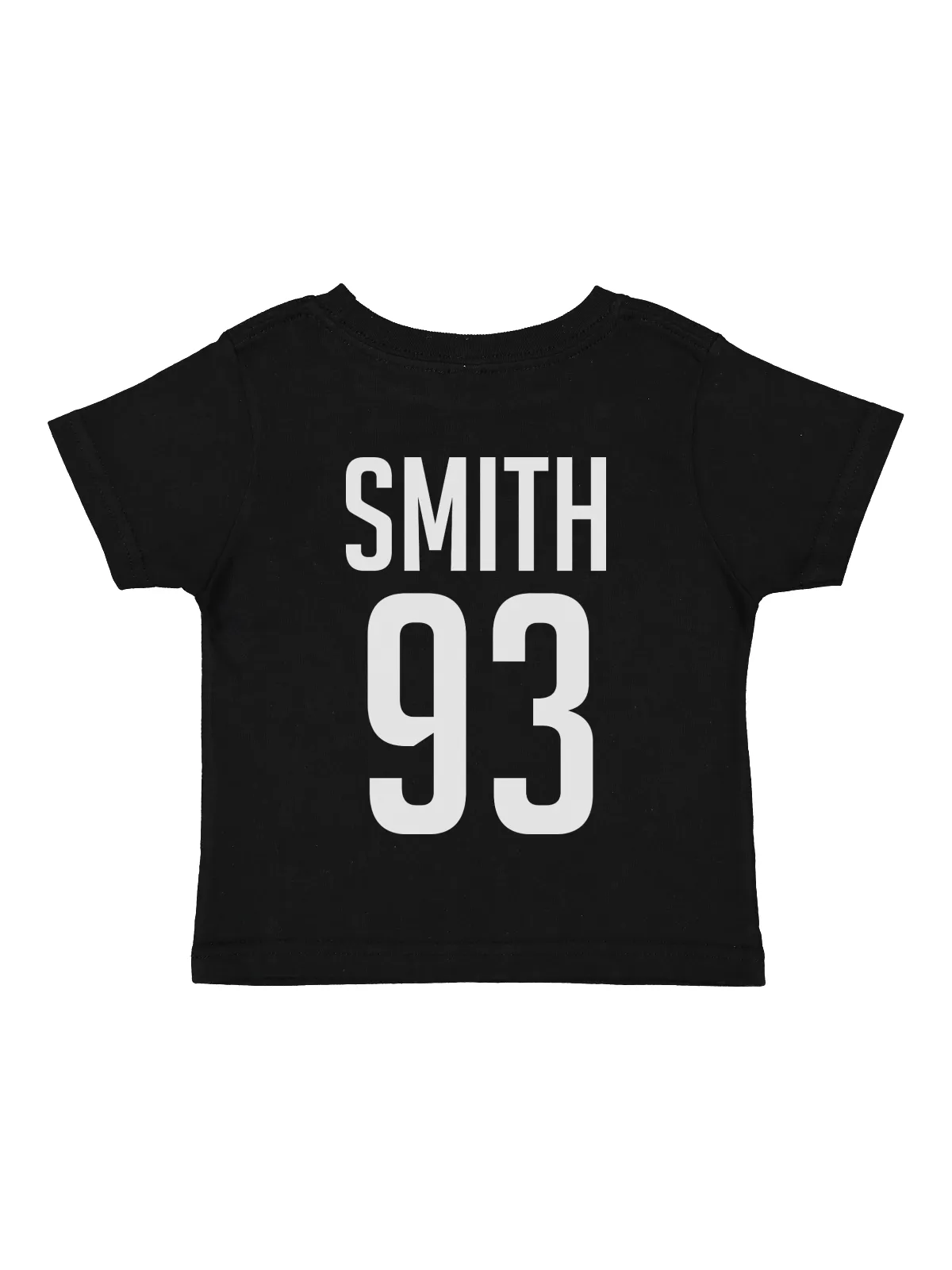 Daddy and Me Matching Personalized Jersey Shirts - Black