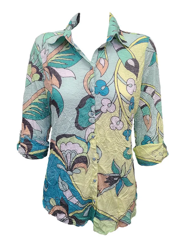 David Cline Collar Shirt 9100, Nectar, Mint, Kiwi, Dove