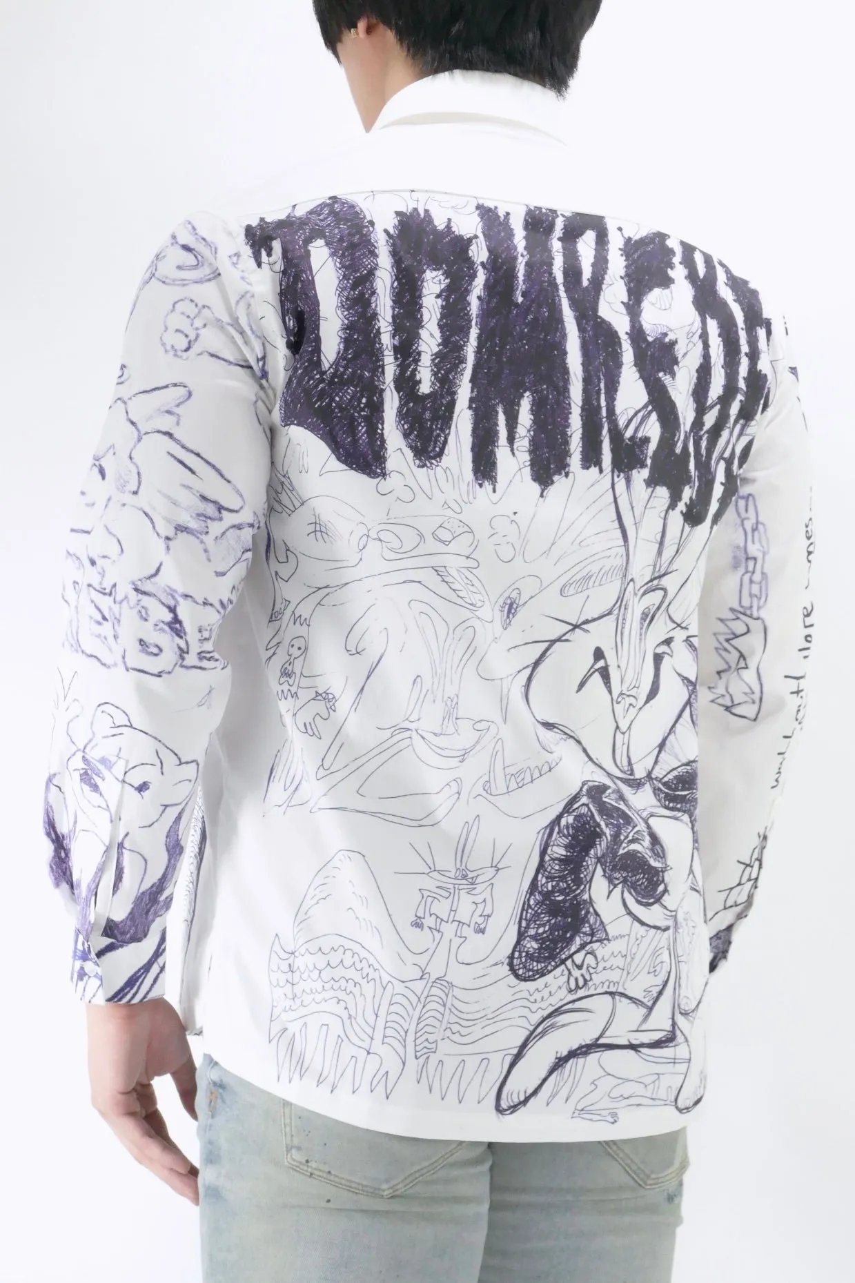 DOMREBEL Homeroom Shirt - White